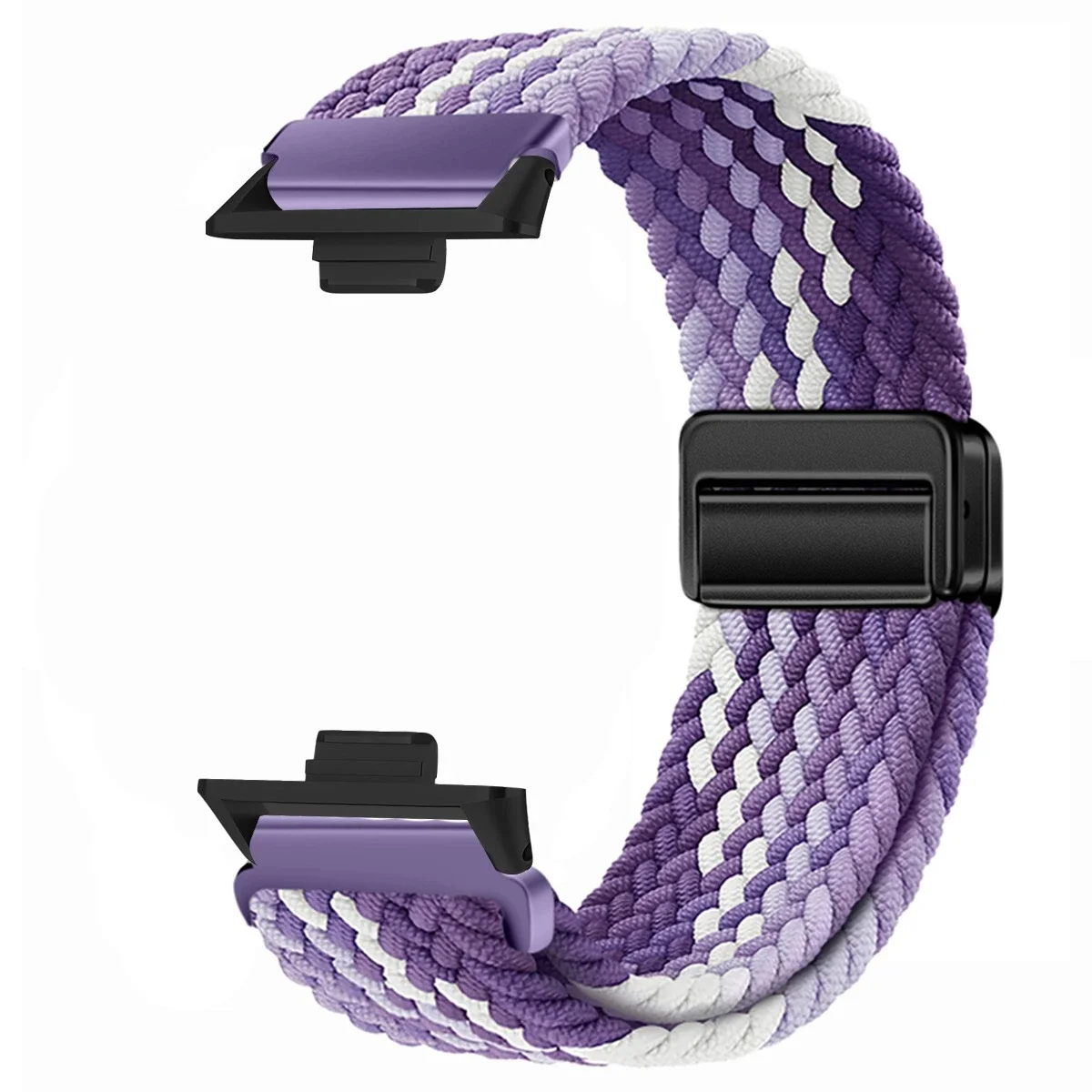 Magnetisches geflochtenes Nylon-Schlaufenband für Xiaomi Redmi Watch 4, 5, verstellbares Sport-Ersatz-Correa-Armband, Mi Band 9 8 Pro