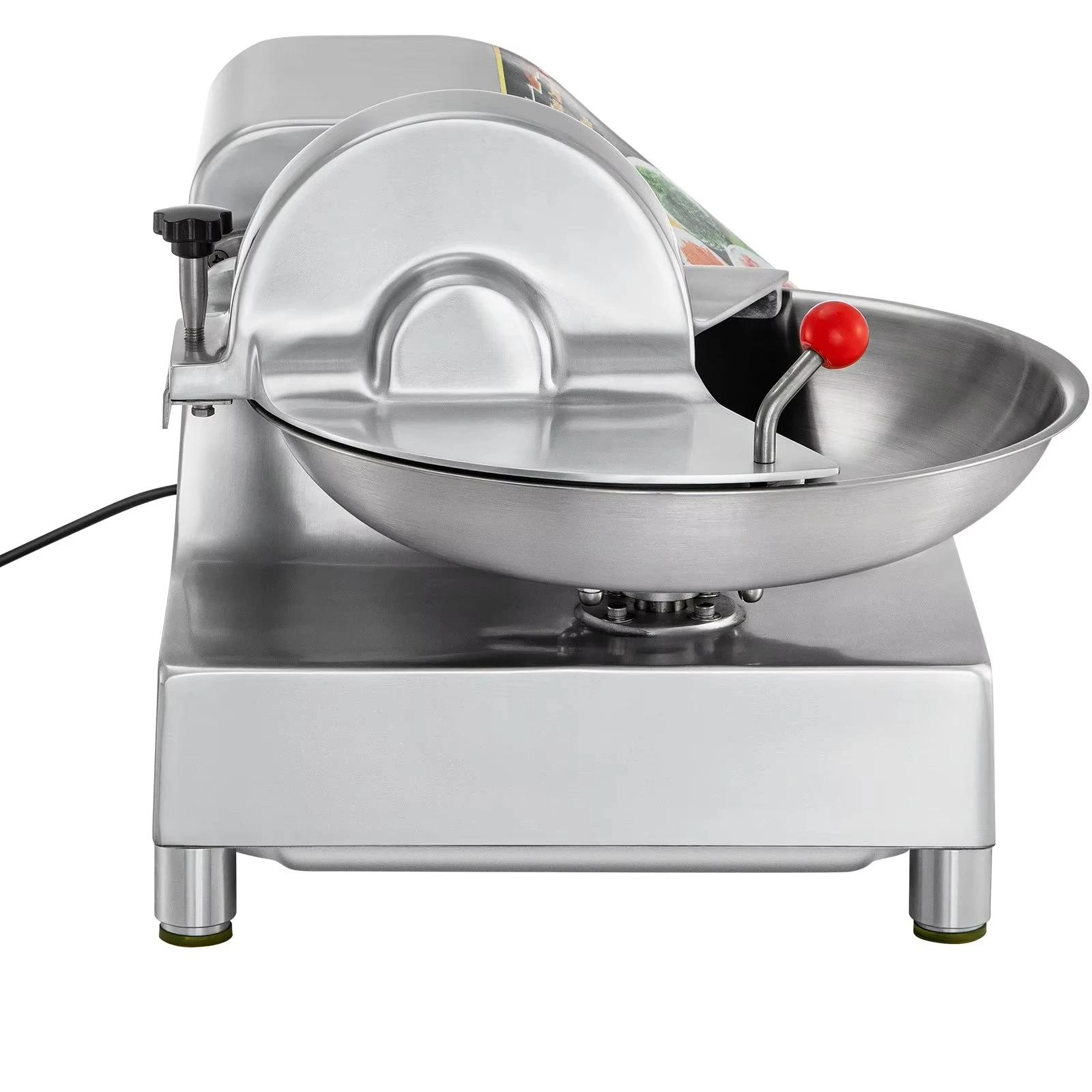 قاطعة وعاء اللحوم التجارية سعة 10 لتر بقدرة 400 وات - خلاط كهربائي، مطحنة - محضر طعام متعدد الوظائف عالي التحمل