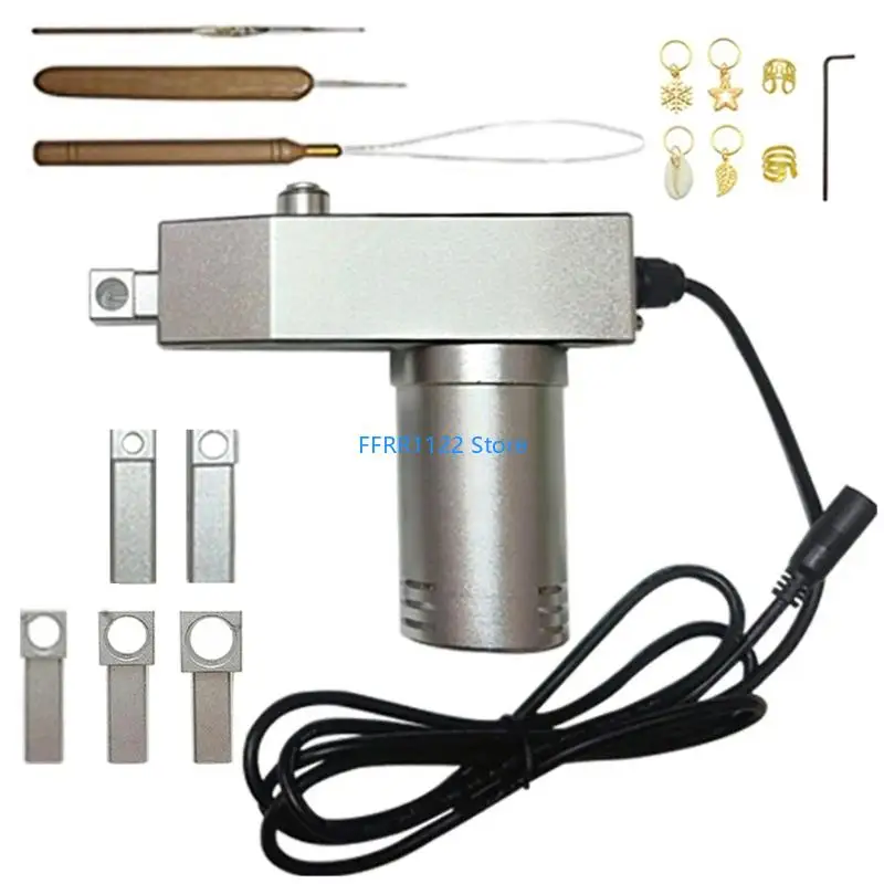 

Y1UF Автоматическая беспроводная машина для плетения дредов для укладки волос своими руками с 6 сменными крючками