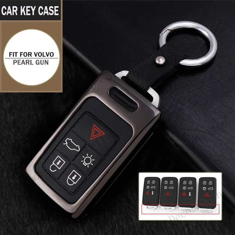 Z+ Zinc Alloy Car Remote Key Fob Case Cover For VOLVO S40 S60 S70 S80 S90 V40 V60