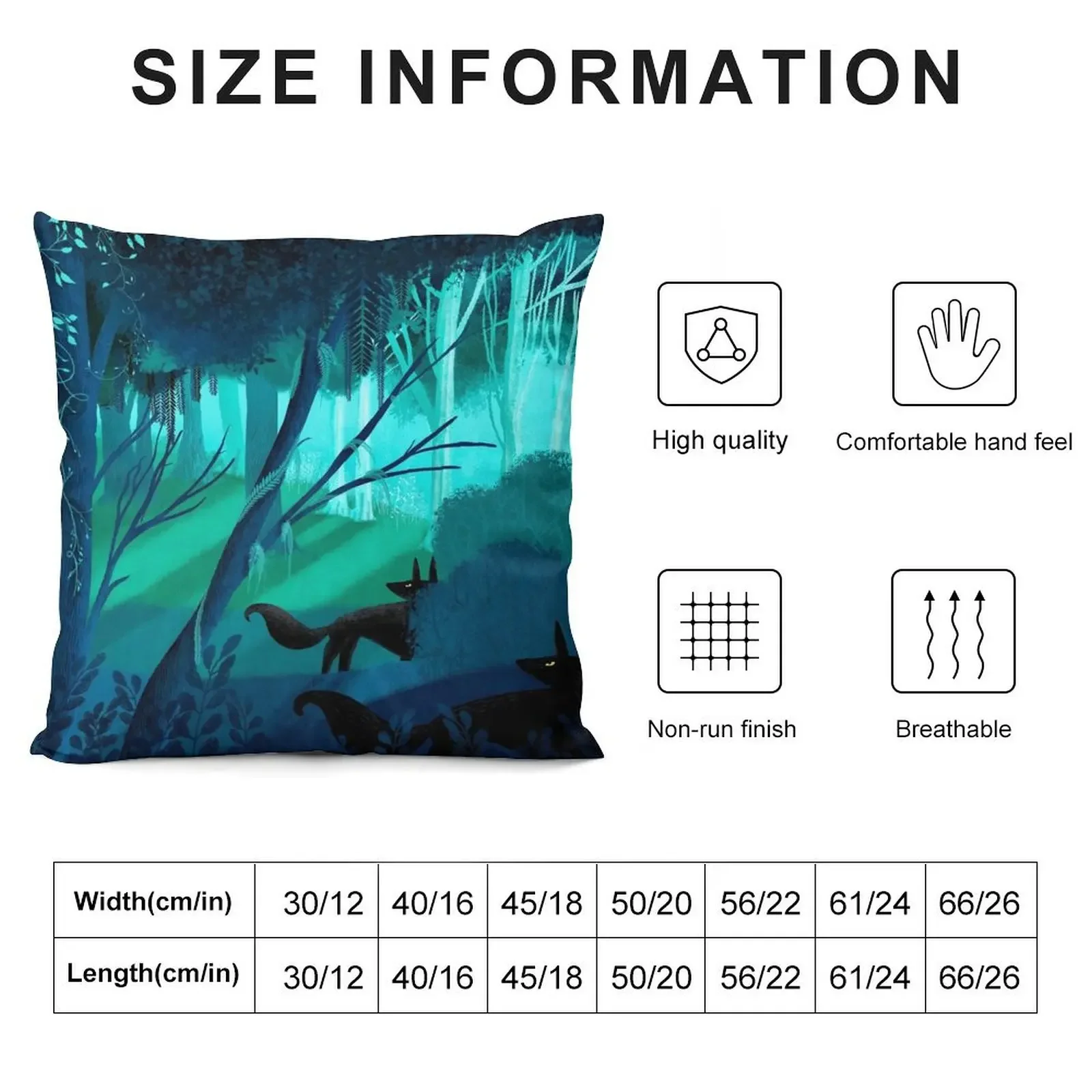 Shadow Wolves Stalk The Silver Wood Throw Pillow Sofa Cover Custom Cushion Photo christmas pillow case pillow