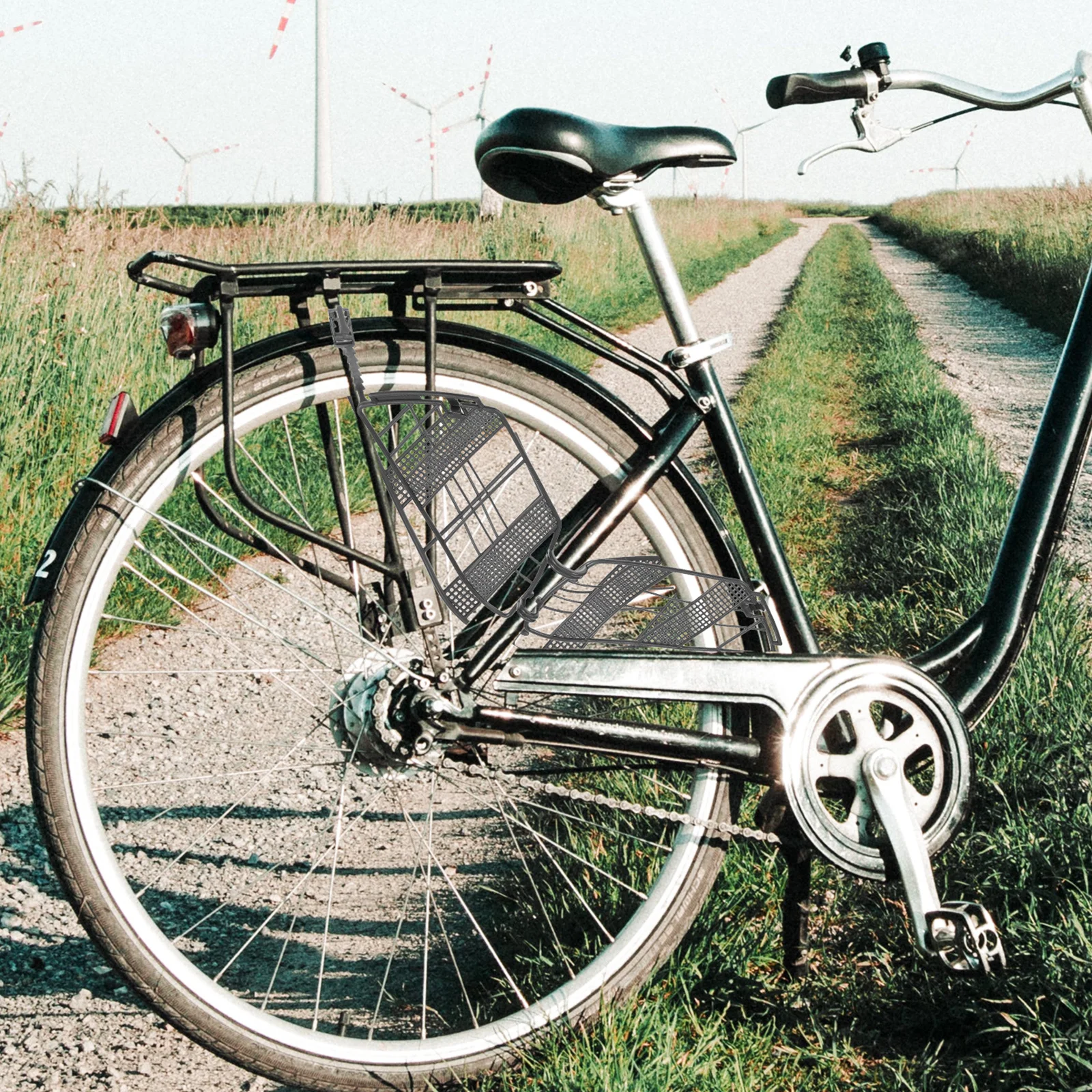 

1pcs Bicycle Backseat Protective Mesh Guard Premium Plastic Rear Wheel Net For Kids Safety Universal Fit Bike Dress Guard Wheel