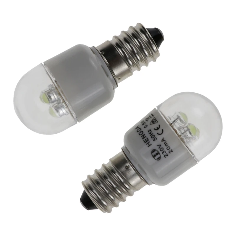 Bombillas blancas para máquina de coser eficiente N58C, compatibles con Brother Heavy Machine Singer, Base de luz