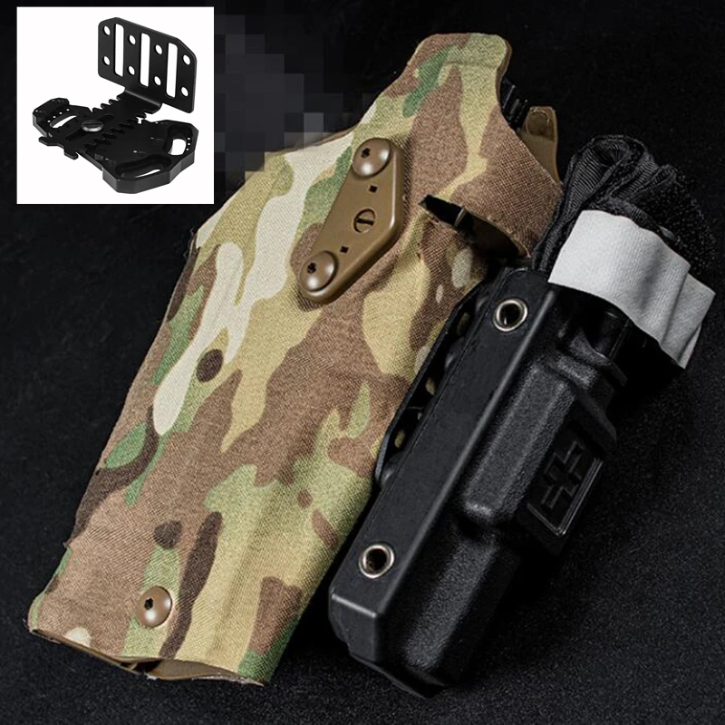 Tactical Holster Right-angle Adapter Hunting Waist Holster Accessories for First Aid Equipment Tourniquet Case