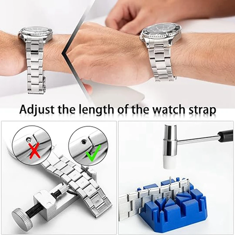 Watch Maintenance Tool Set Strap Installation And Removal Tool Ear-Splitting Single-Headed Ear Fork Strap Removal Easy Install