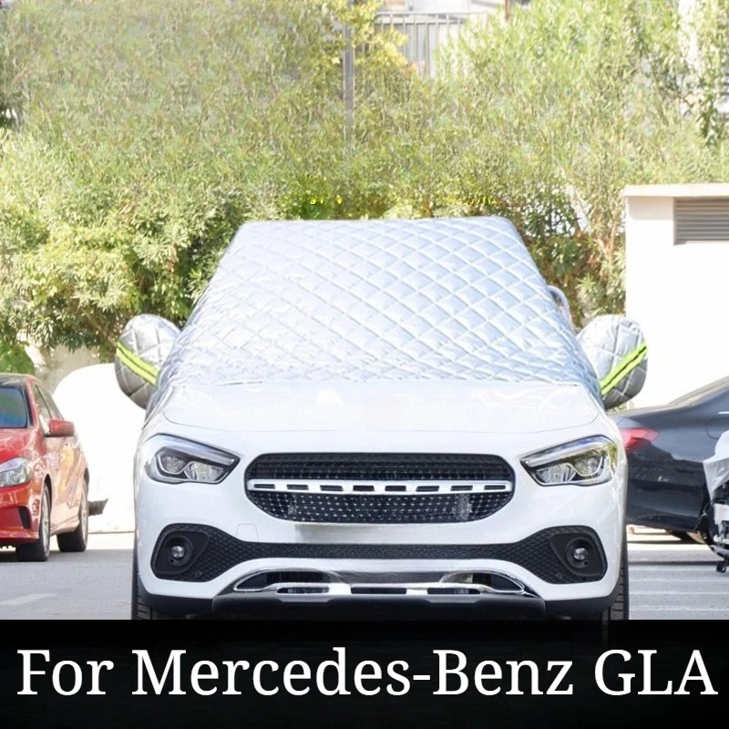 For Mercedes-Benz GLA Car Clothes Front Windshield Special Snow Cover Thickened Snow and Frost Protection in Winter