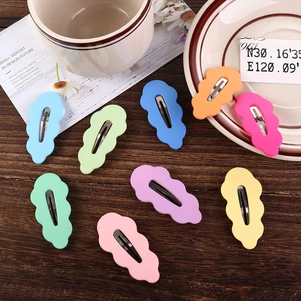 Headwear Bangs Clip Cloud Duckbill Clip Gifts Candy Color Female Barrettes Korean Style Hairpin Hair Accessories Wave Hair Clip