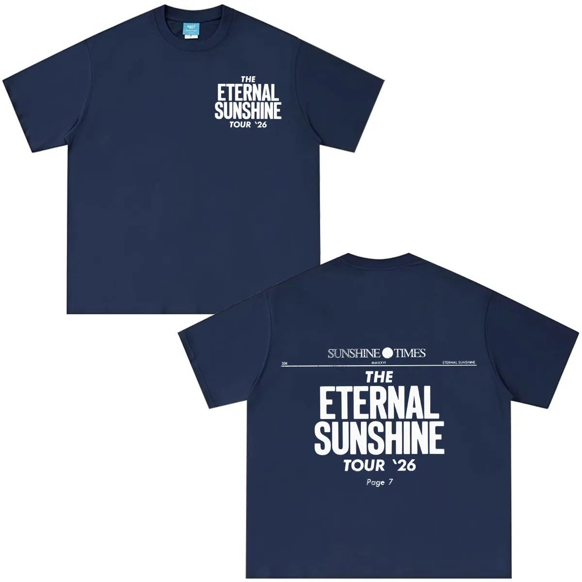 Ariana Grande The Eternal Sunshine Tour Graphic Merch 2026 T Shirt Men Women Cotton T-Shirt Summer Short-sleeved Vintage Tshirts