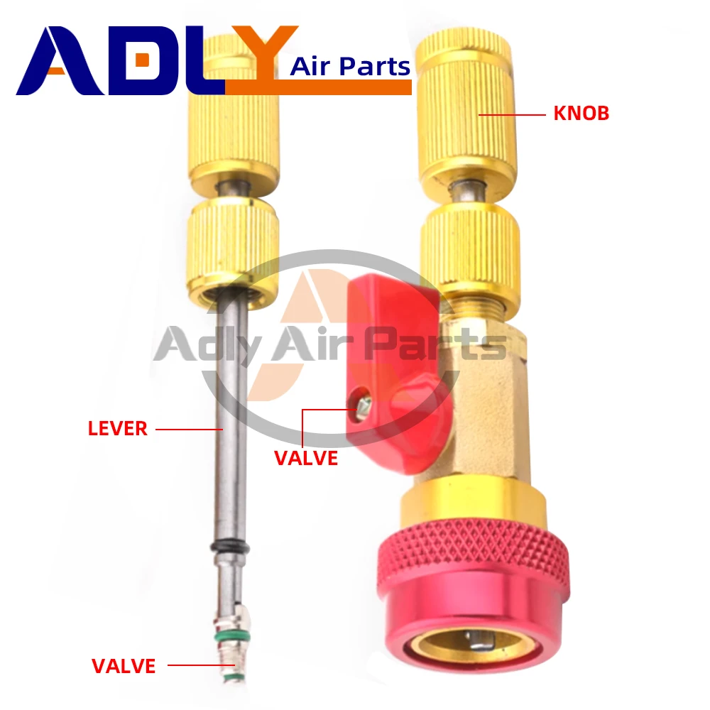 Auto AC Air Conditioning R134A Valve Core Remover Installer High Low Pressure Tool Repair Tools