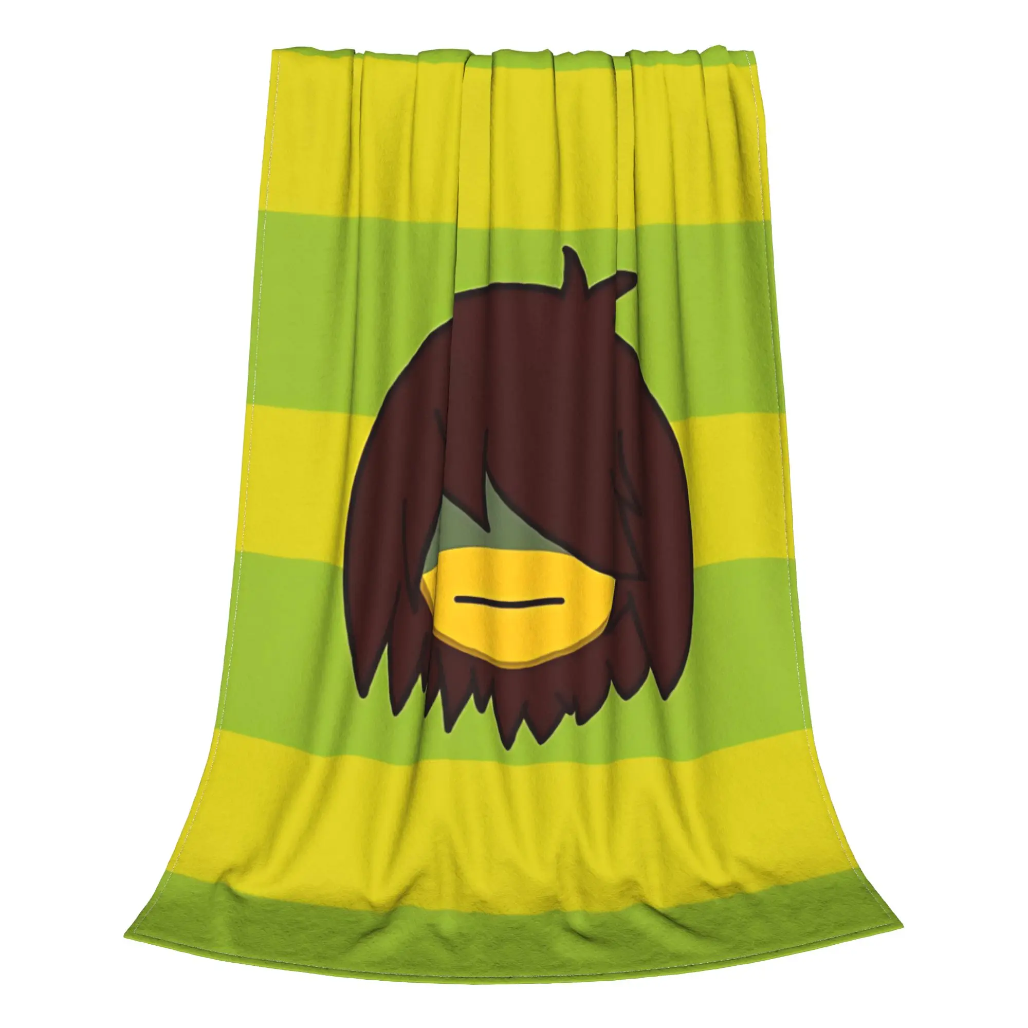 1PC Home Cutecore Retro Pixel Art Warrior Deltarune Blanket Super Cosy Plush Home Living Room Sofa Halloween