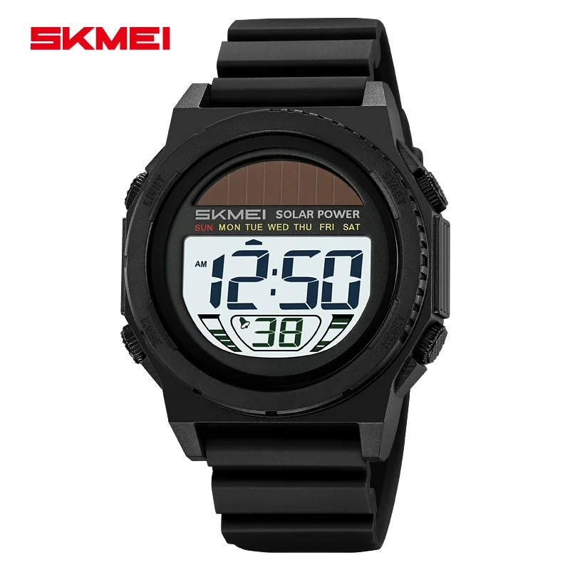 SKMEI 2358 Energy Digital Sports Electronic Watches For Men Fashion Casual 5Bar Waterproof Chrono Wristwatch Clock Reloj Hombre