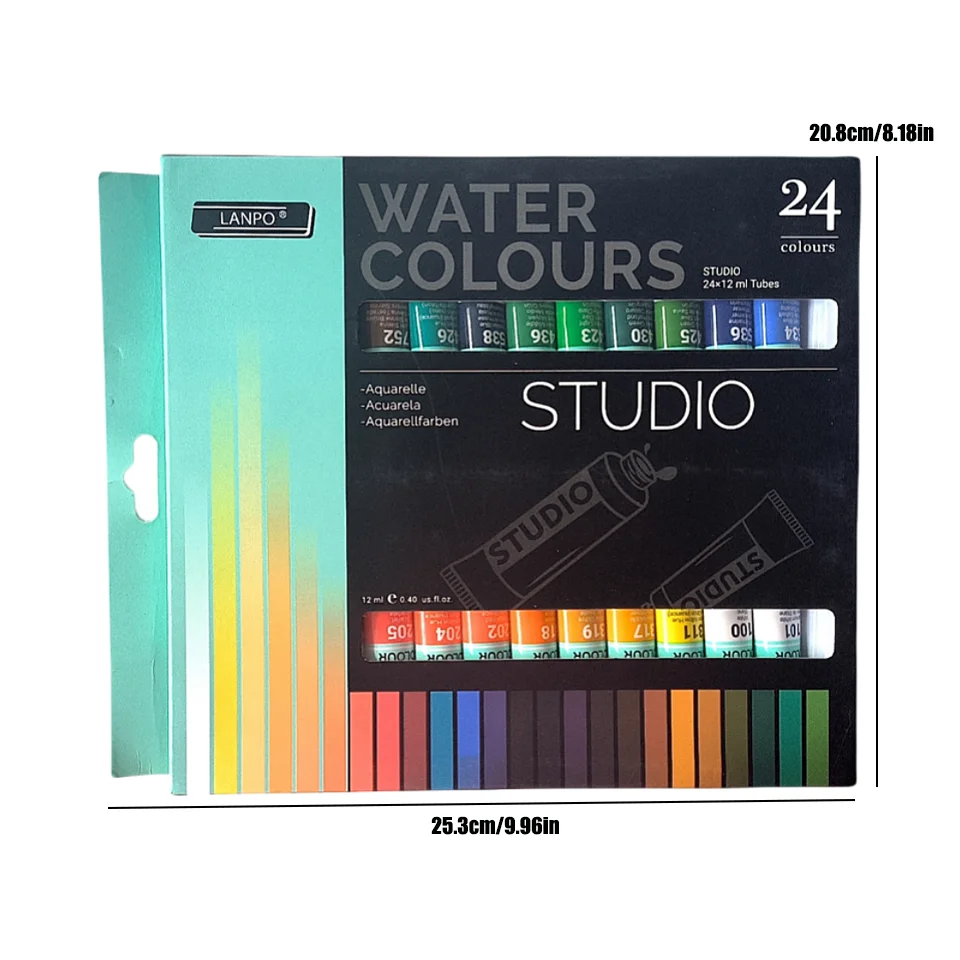 Graffiti paint acrylic watercolor gouache paint 24-color set of art painting