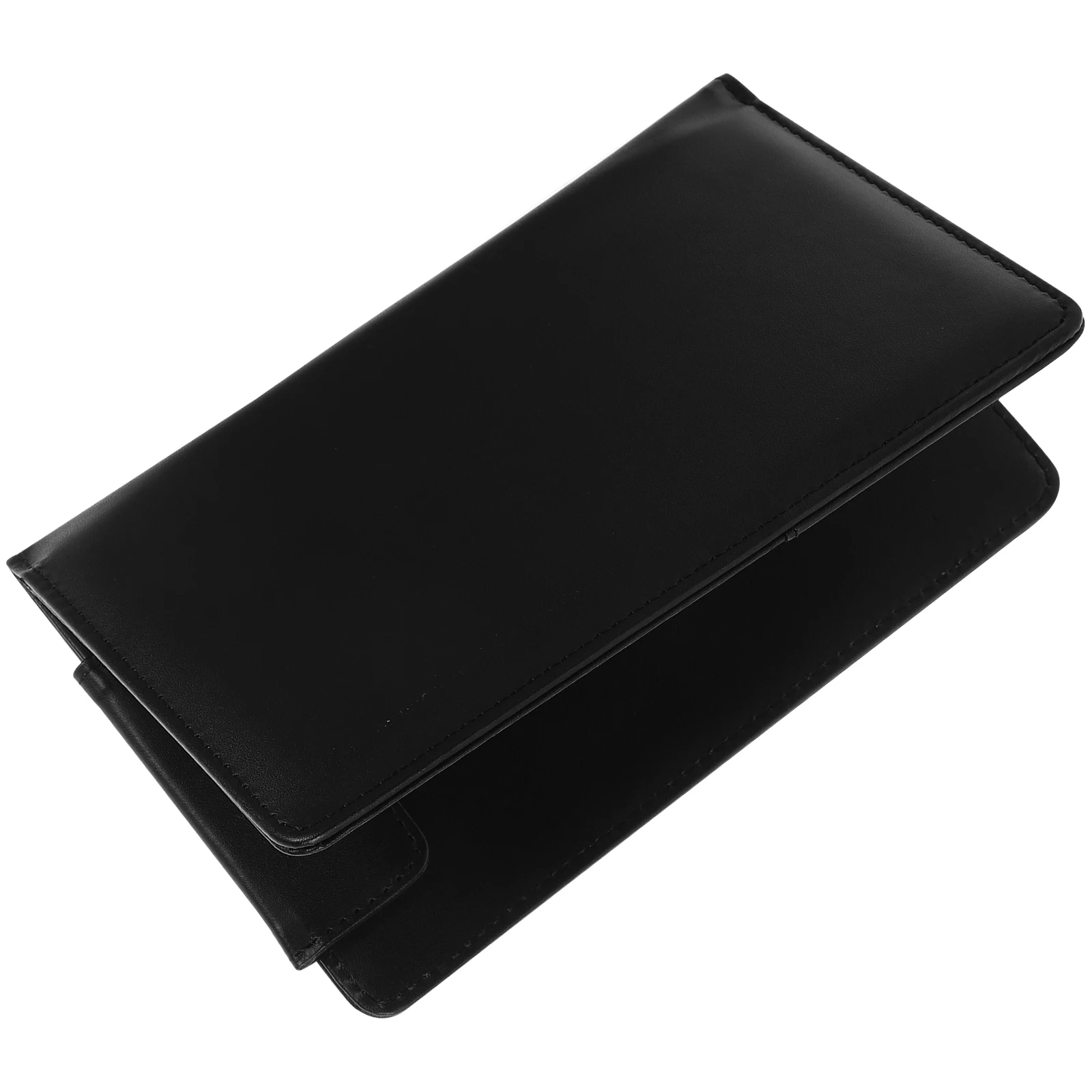 

Bill Clipboard Black PU Writing Board Office File Clip Flexible Paper Organizer Menu Bills Holder Black Clipboard