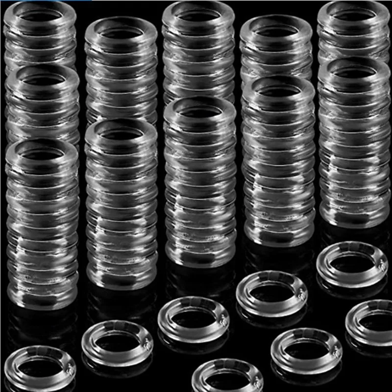 Clear Roman Curtain Blind Ring Transparent 8mm Curtain Accessories Free Shipping 100 pieces