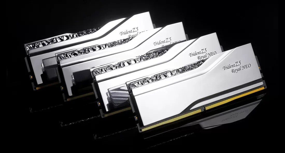2026년형 G-SKILL 트라이던트 Z5 로얄 네오 EXPO C28 DDR5 데스크탑 메모리 DDR5 32GB (16GB * 2) 6000 AMD EXPO 메모리 패키지 (게이밍 PC용) 썸네일 4