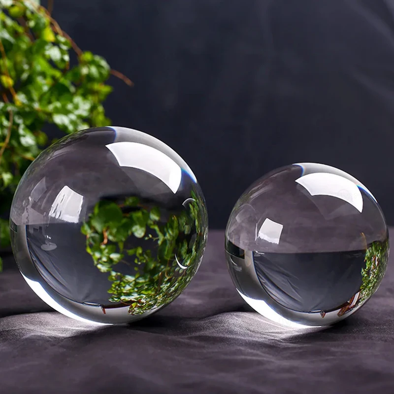 Clear 30/40/50/60/80/100/120/150mm Crystal Ball with K9 Crystal Glass Ball for Photography PropFurniture Decoration Crystal Ball