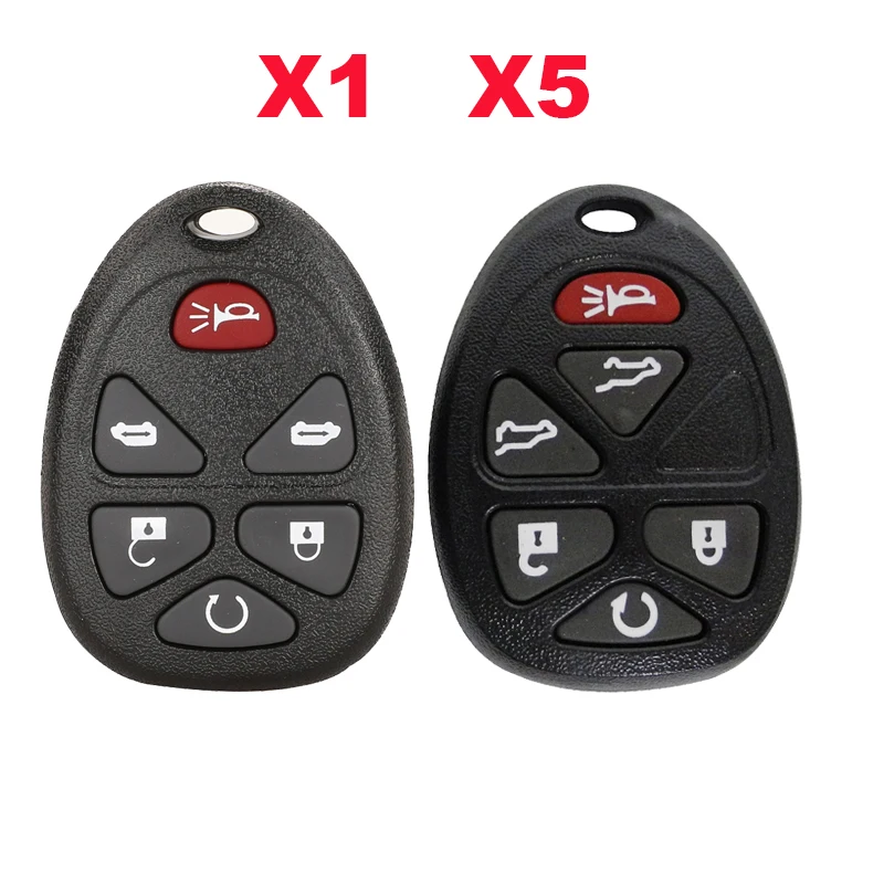 

Jingyuqin X1 X5 чехол для дистанционного ключа, пустой брелок для Buick Hummer H3 GMC для Chevrolet Colorado Isuzu, чехол для автомобильного ключа, часть