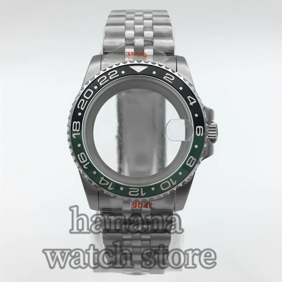 36 مللي متر 38 مللي متر غواص مقاوم للماء حاوية من الفولاذ المقاوم للصدأ السيراميك الحافة الياقوت الزجاج مناسبة لحركة NH34 NH35 NH36 ETA2824 PT5000