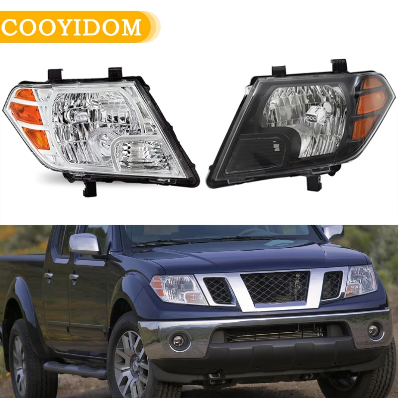 Headlight Assembly For Nissan Frontier 2009-2021 Front Bumper Lights Daytime Running Lights Turn Signals Driving Light No Bulb