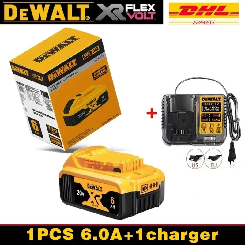 HOT Genuine DEWALT Lithium Ion Battery Rechargeable Lithium-ion Battery DCB200 DCB201 DCB206 Hot Sel