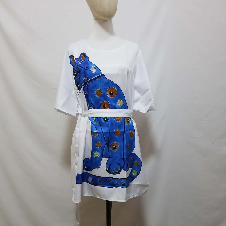 Halloween Carnival Party Women Vintage 70s Cat Print Agnetha ABBA Anni Frid  Costume - AliExpress 200000532