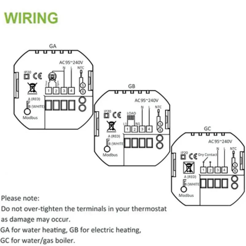 Tuya WiFi smart life Thermostat Electric Floor Heating Water/Gas Boiler Temperature Remote Controller for Google Home Alexa App