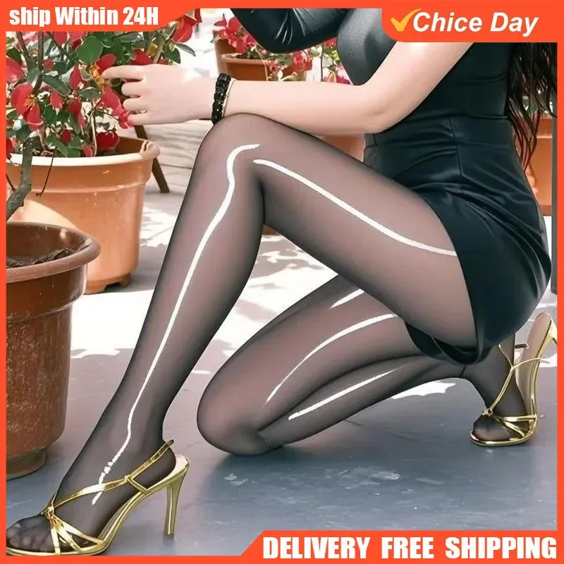 

Сексуальные блестящие чулки с черным конским маслом, Нескользящие шелковые носки до бедра, летние ультратонкие чулочно-носочные изделия с защитой от крючков, длинные носки Авроры