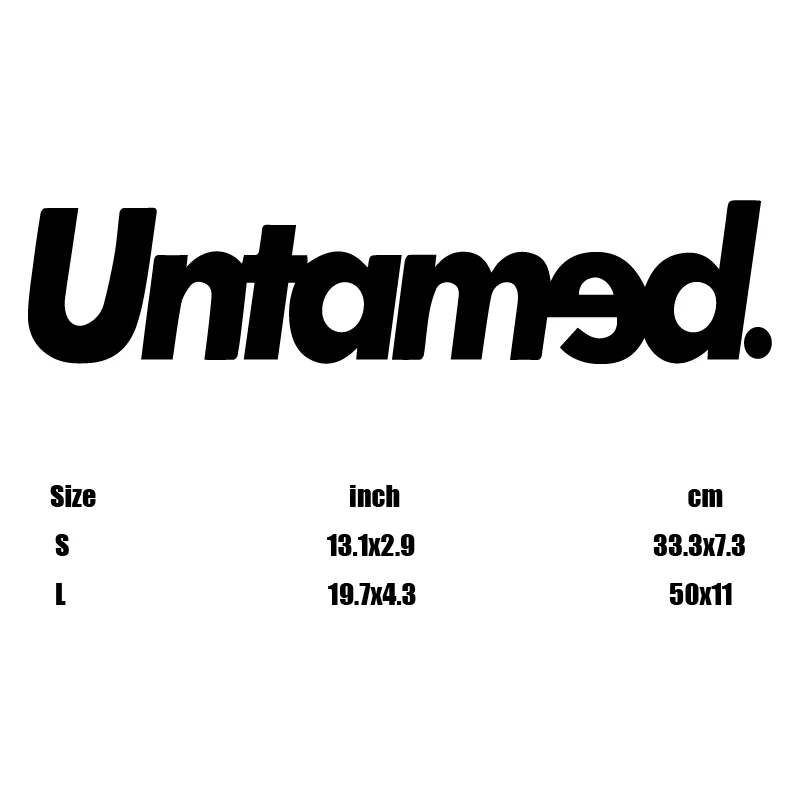 “Untamed”Stickers,creative&fashion with good look for your car,high quality sticker for cars trucks motorcycles &laptops!