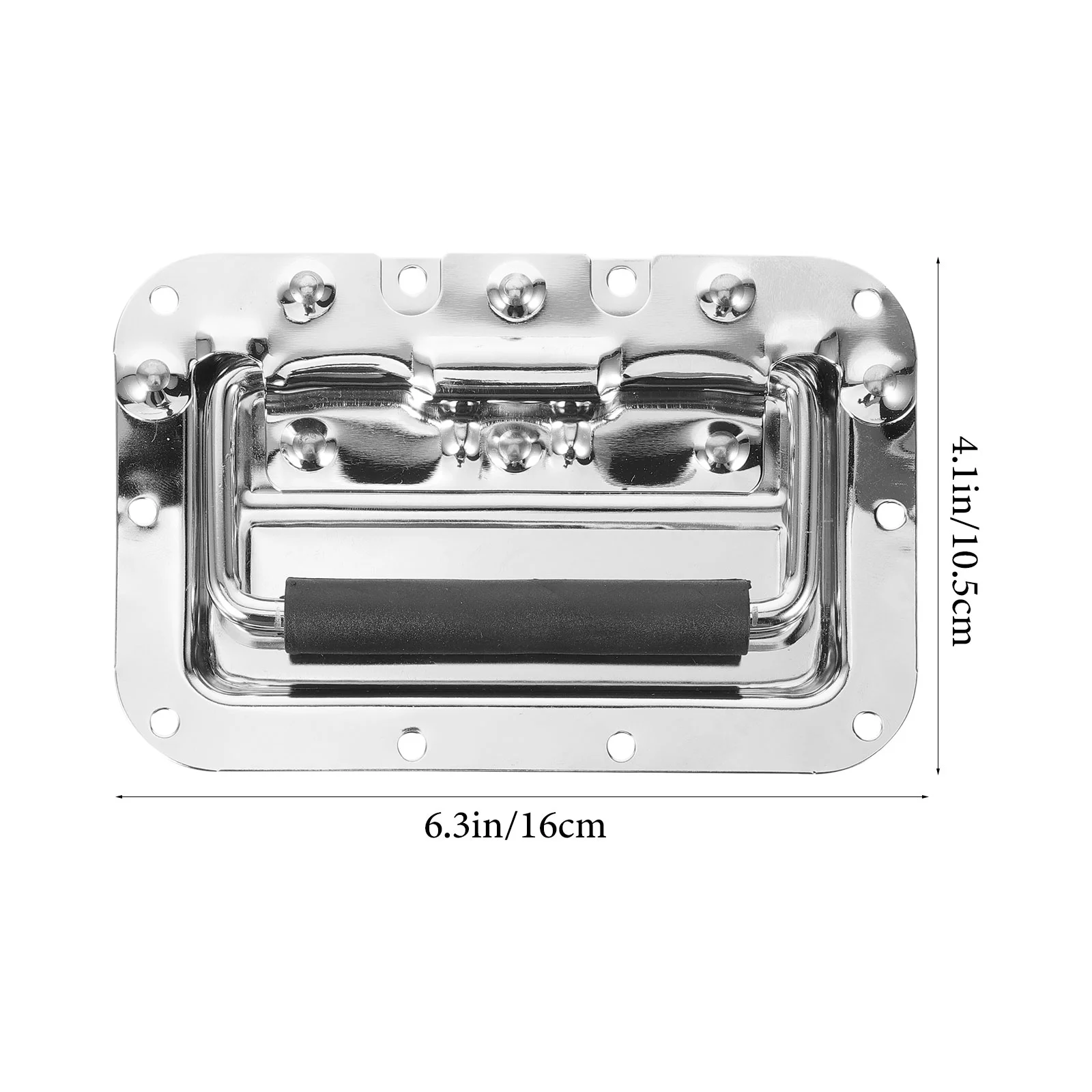 Manija de Hardware galvanizada, tirador de cajón fácil de usar, manijas de caja de amplia aplicación plegables, herramienta de diseño moderno de aleación de gabinete