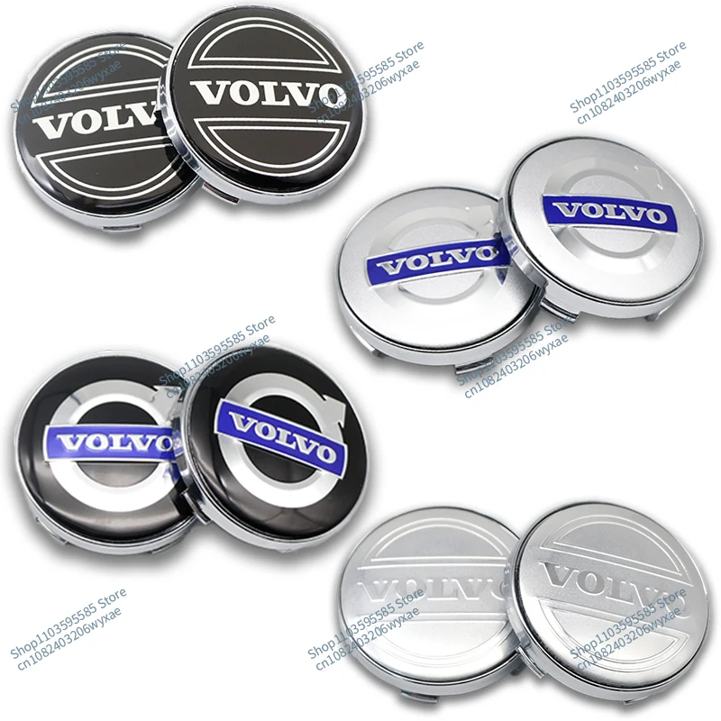 4 pçs 56/60mm centro da roda do carro hub cap emblema decalque roda adesivo para volvo xc90 c30 t6 s60 c70 xc40 v40 xc70 v70 v60 v50