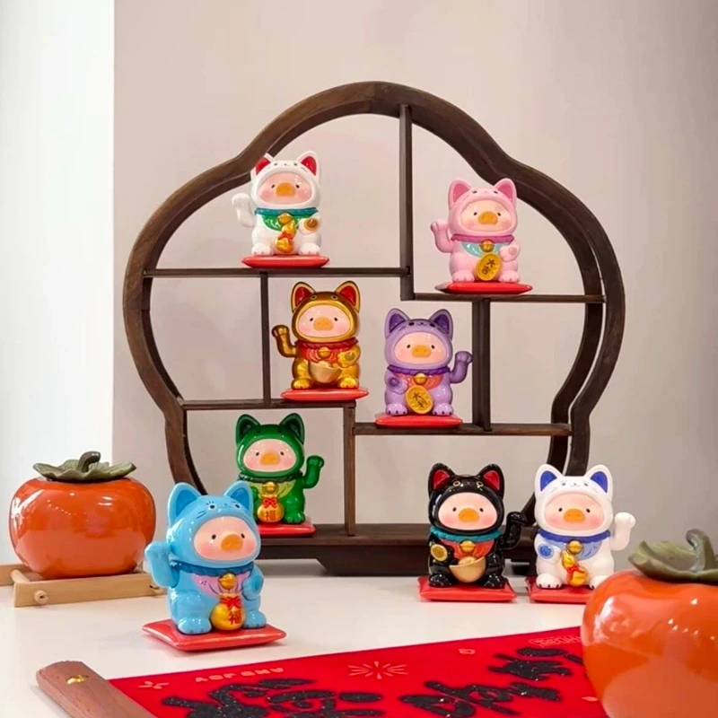 

Genuine New Lulu Piggy Luckly Cat Series Blind Box Cute Trend Toys Birthday Gifts For Kids Desktop Decoration Mystery Box