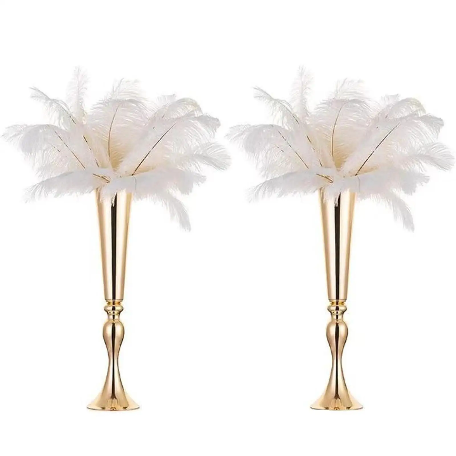 Wedding Centerpieces Vase Flower Arrangement Supplies Versatile Road Romantic Trumpet Shaped Holder for Ceremony Party Event