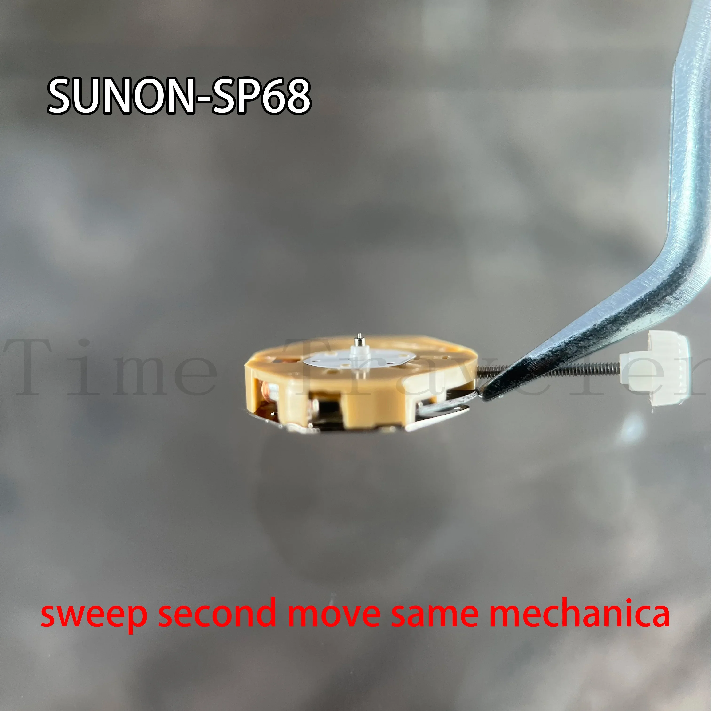 Sp68 China Sunon Beweging Quartz Beweging Sweep Tweede Beweging Dezelfde Mechanische 3 Handen Beweging