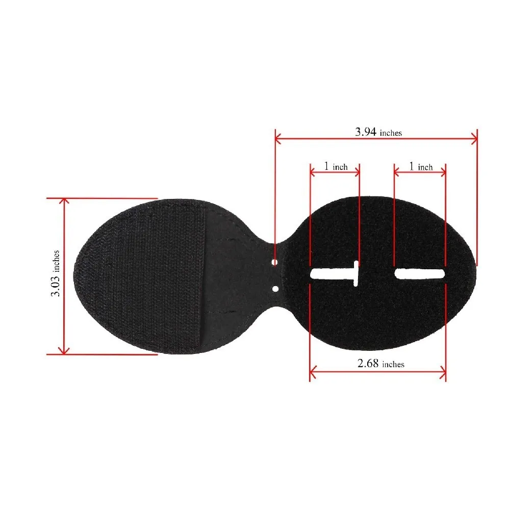 Durable Leather Oval Shield Pouch Security Badge Case Professional Identification Holder For Uniform Personnel