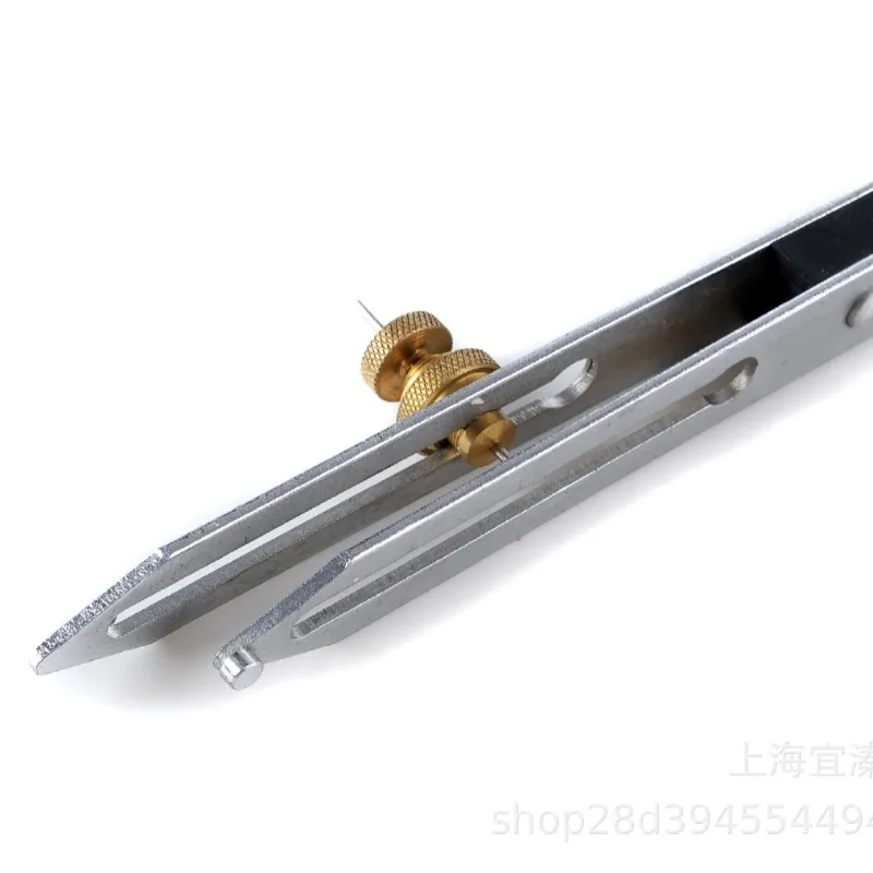 Plastic Floor Marking Compass Wall Edge Trimming Scriber Vinyl Flooring Layout Measuring Tool
