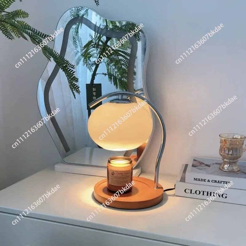 Mushroom House Aromatherapy Candle Flameless Melting Lamp Designer Fragrance Ornament Long-lasting Scent Table Lamp
