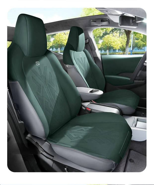 for Zeekr X 2024 Seat Cushion Fur Leather Porosity 4 5  Seat Cover Interior Accessories Semi-wrapped Ventilated Four-season Pad