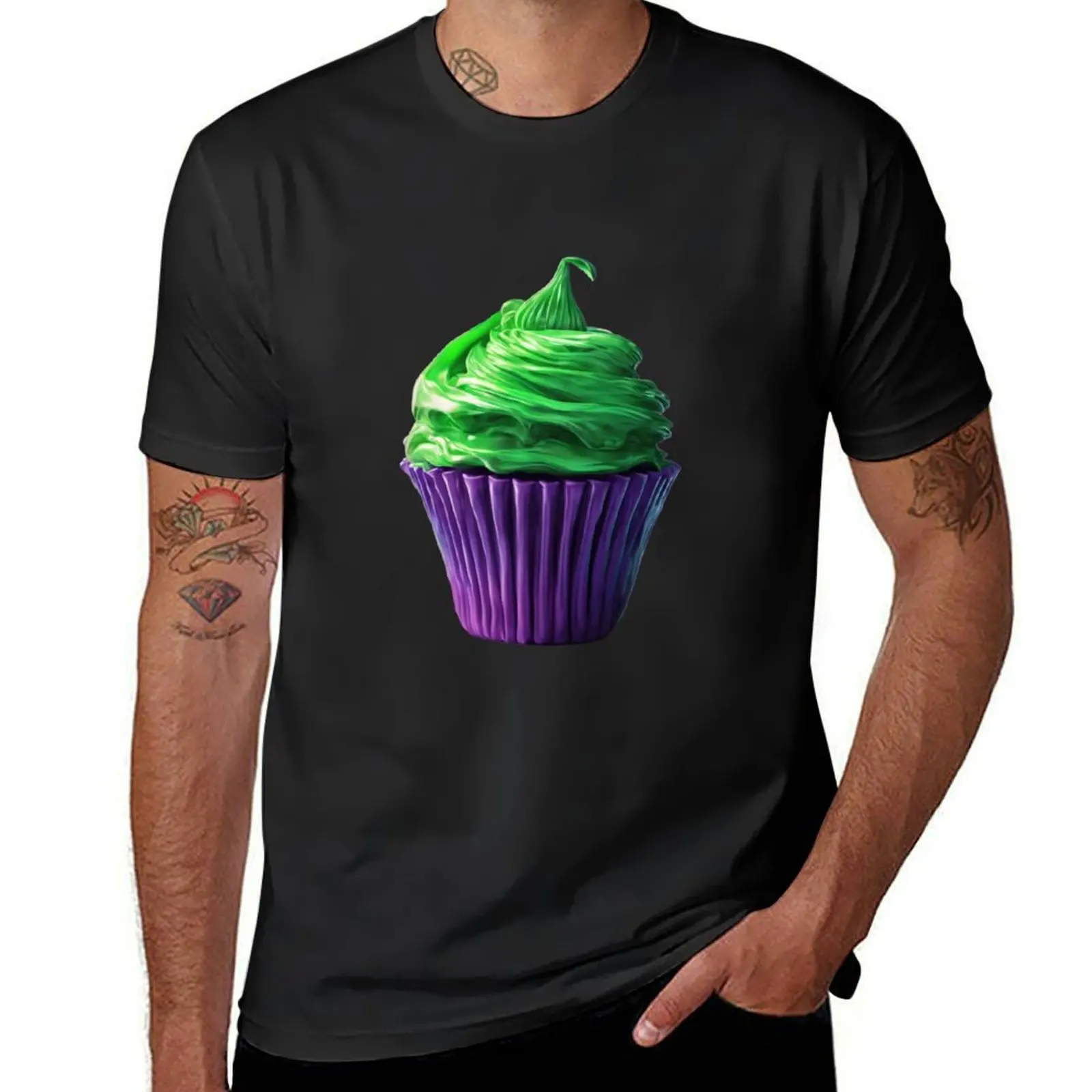 Cupcake for real Baking Lovers, sugar frosting, food T-Shirt cute clothes customs summer tops oversized t shirt men