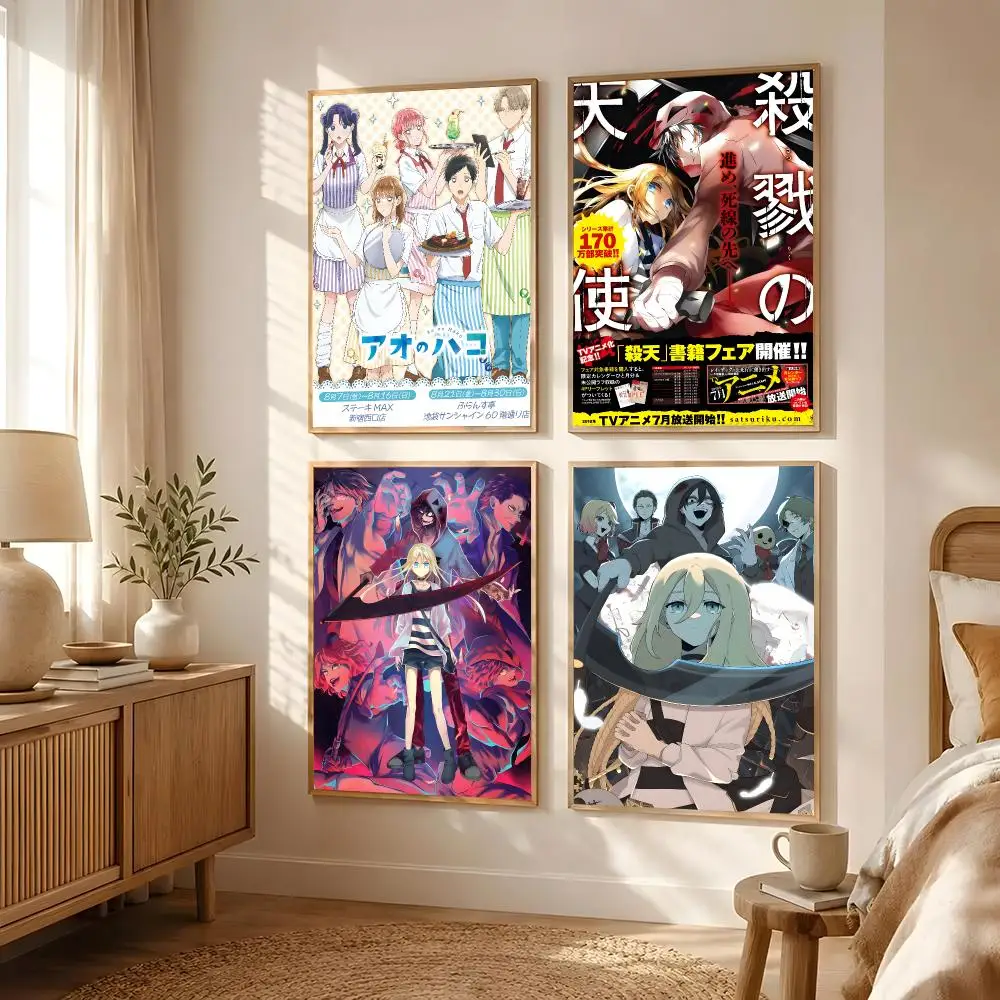 Anime Angels of Death Poster Poster All-match HD Waterproof Self-Adhesive Wall Art Sticker For Home Bedroom