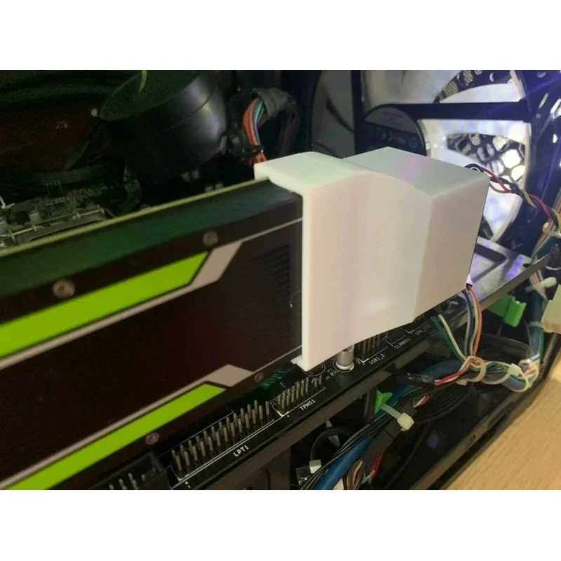 N+ New for NVIDIA for Tesla P4 M4 T4, 4CM High-Speed Modified Cooling Fan Total length of graphics card with fan bracket: 23CM