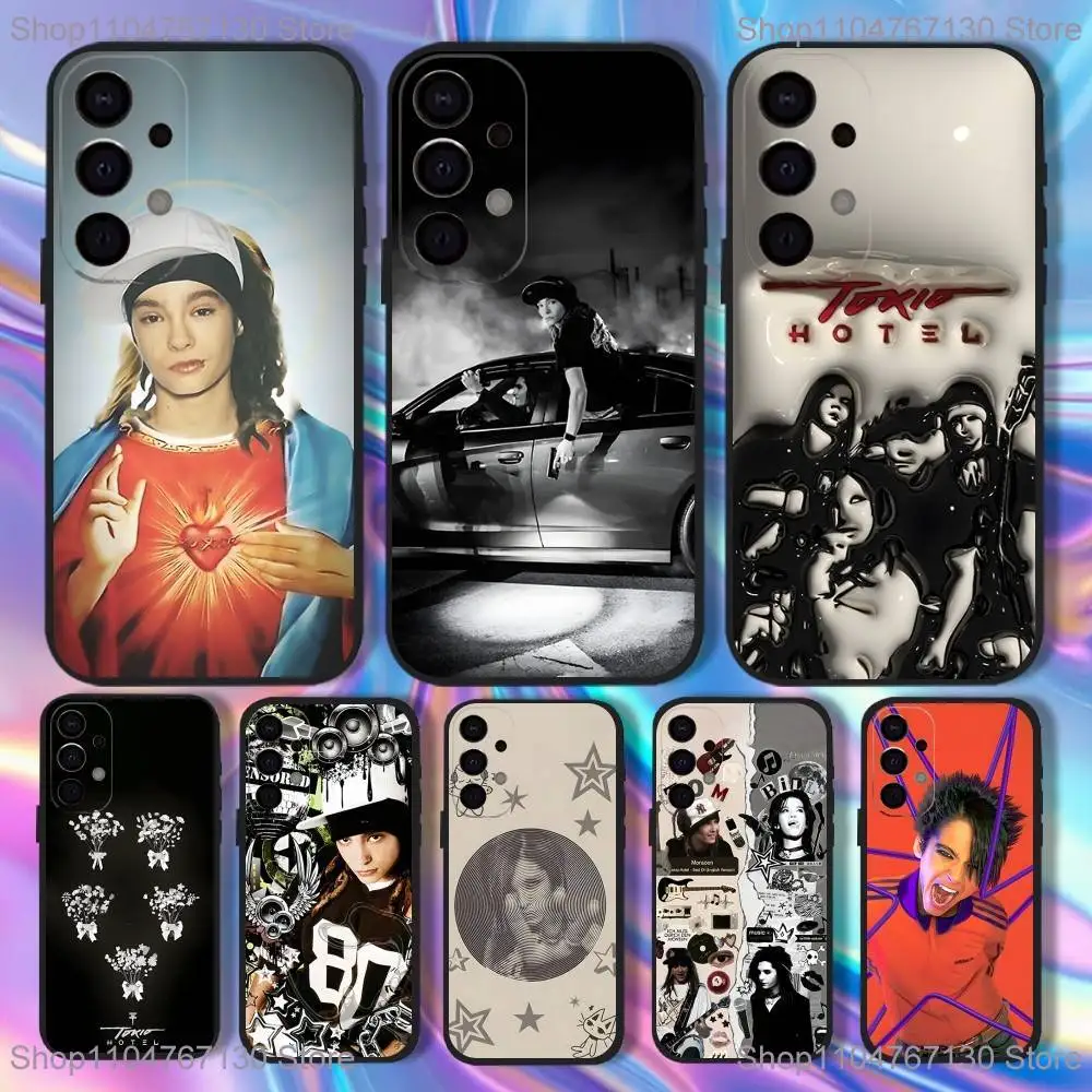 

Tom Bill Kaulitz T-Tokio H-Hotel Phone Case For Samsung S25,S24,S21,S22,S23,S30,Ultra,S20,Plus,Fe,Lite,5G Black Cover