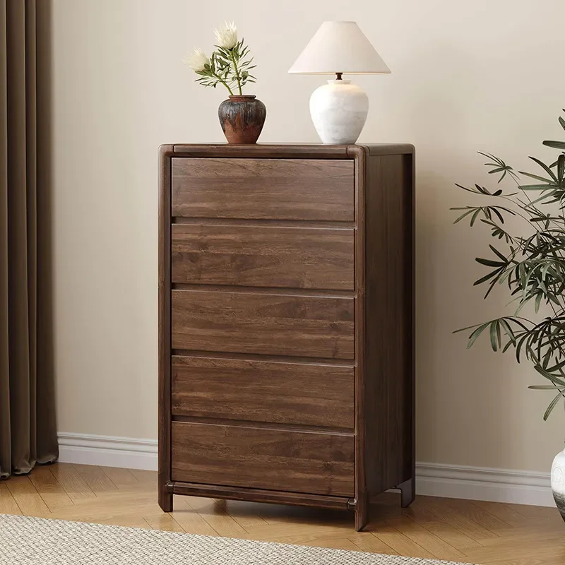 for New Chinese Style Solid Wood Frame Nine Drawer Chest Cabinet High End Bedroom Storage Cabinet Living Room Locker