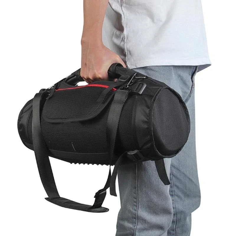 K0EA Storage Bag for Boombox 3 Speaker Portable Nylon Travel Carrying Case，Protective Bag Case Holder with Shoulder Strap