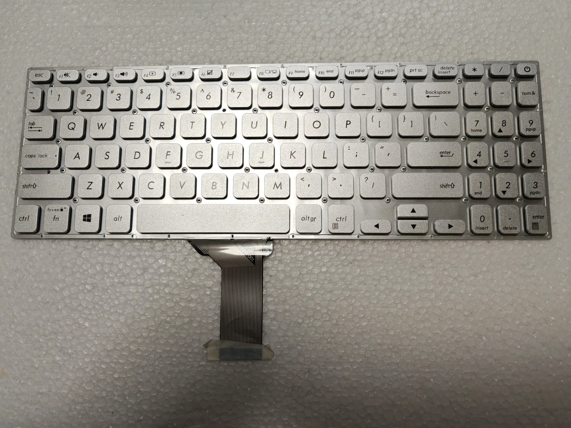 US silver Keyboard for Asus Vivobook S530UA S530UN S530FA S5300F S5300FN S5300U S5300UN Y5100 Y5100UB K530FN K530FA X530 X530M