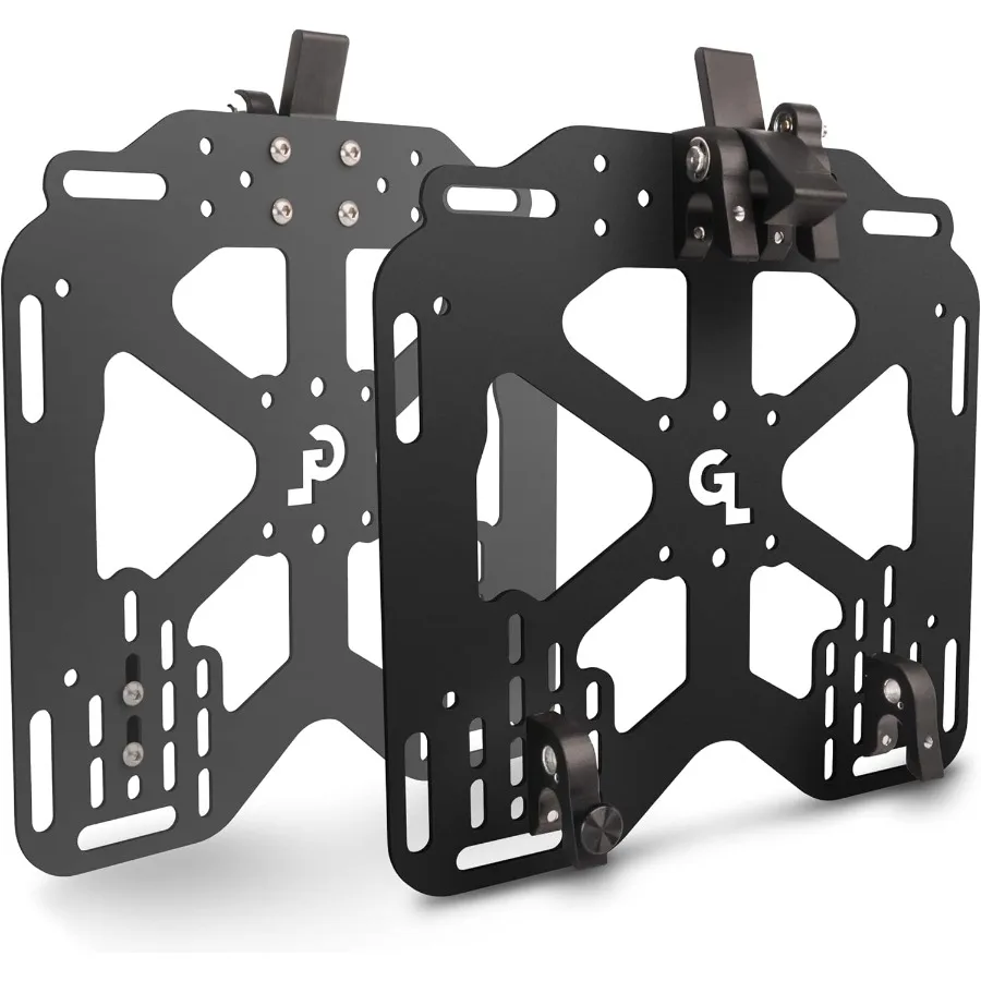 

2Piece Set of Pannier Mounts for Soft Motorcycle Luggage Durable and EasytoInstall Accessories for Secure Travel on Long Rides