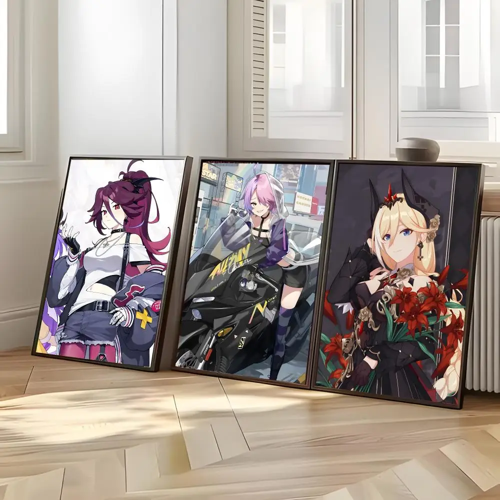 Game Action Honkai Gakuen Poster Distinct Home Decor Concepts Chic Indoor Art Pieces