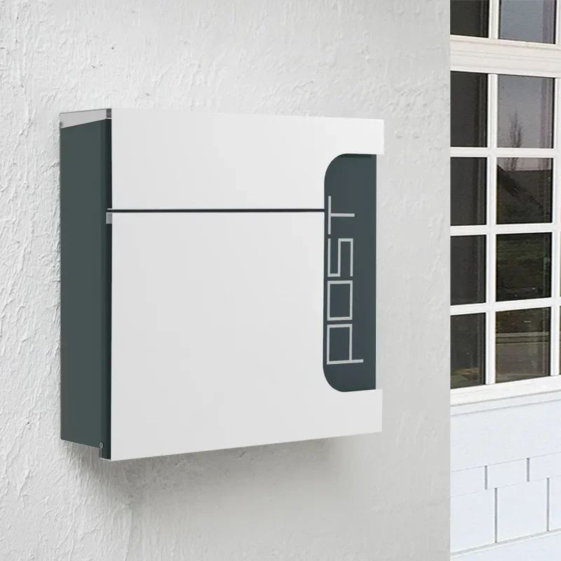 Letter Box Wall-mounted Outdoor Community Household Newspaper Voting Suggestion Box Complaint Suggestion Box Locked Postbox