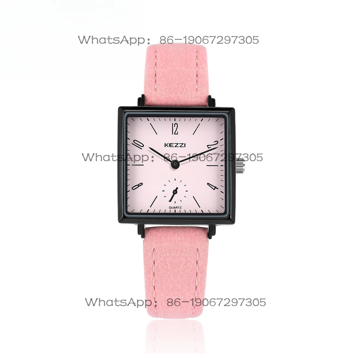 Customized watch women's high-value retro square large dial waterproof fashion watch