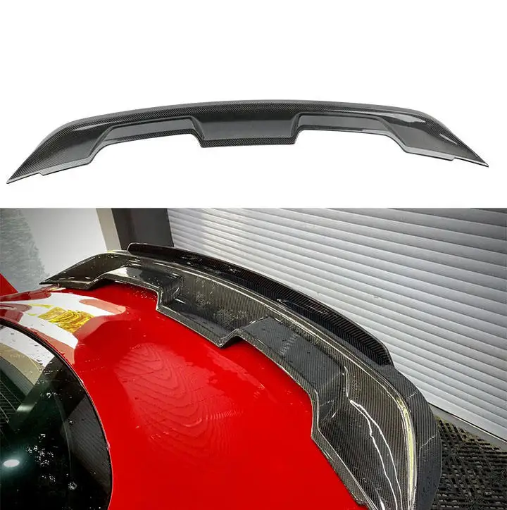 Spoiler Car Carbon Fiber Rear Spoiler Trunk Tail Wing For Ford Mustang Gt350 GT500 Spoiler 2015 2016 2017 Car Racing Wings