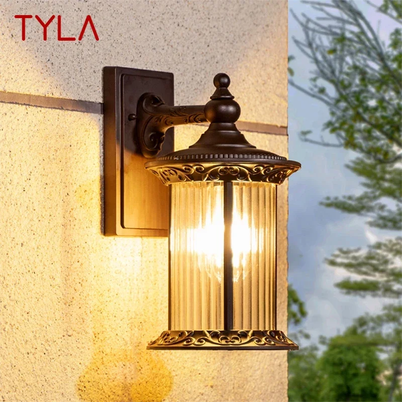 

TYLA Contemporary LED Outdoor Wall Lamps Electric Simplicity Waterproof Balcony Hallway Courtyard Villa Gate Hotel